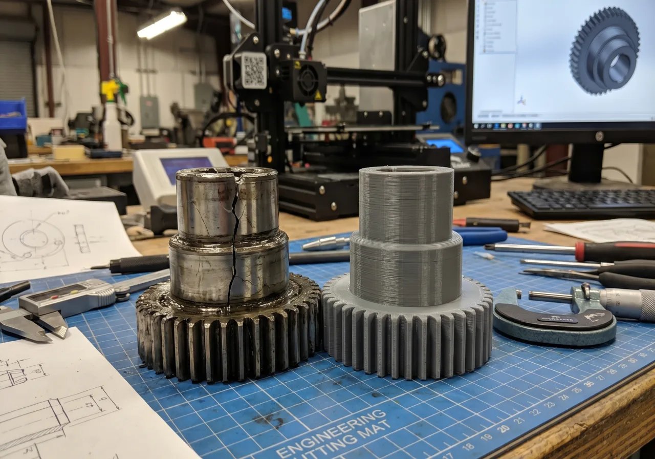 Ersatzteile drucken — Reverse Engineering