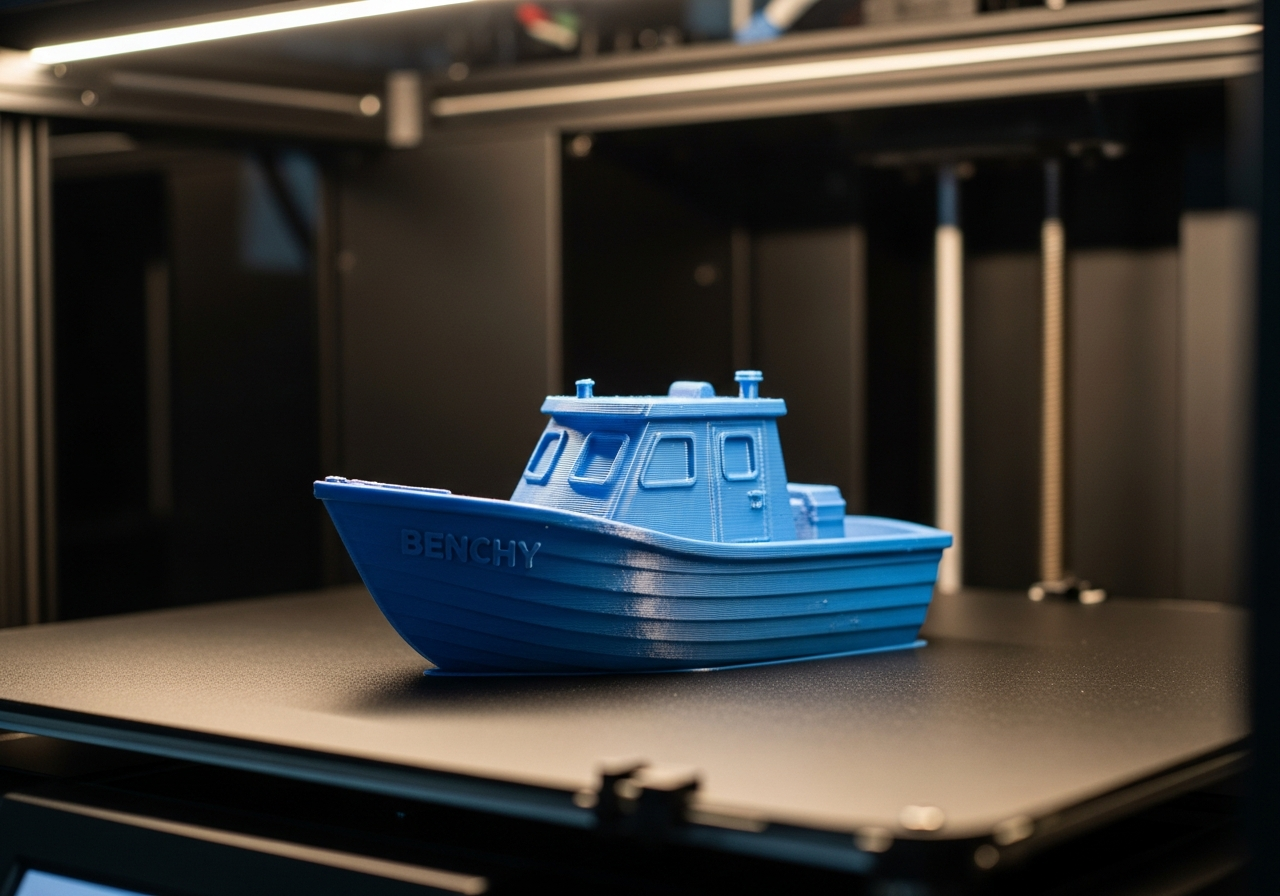 3D-Drucker druckt erstes Modell